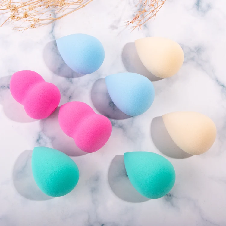 

2021 hotsale mini sponge latex remover sponge custom package Fashional makeup Sponge Set
