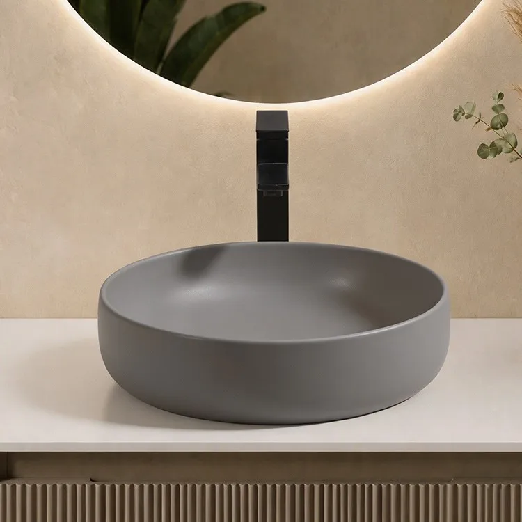colored-sinks-bathroom-9841-MT-011-front-profile-circular-cylinder-flank-soft-base-transition