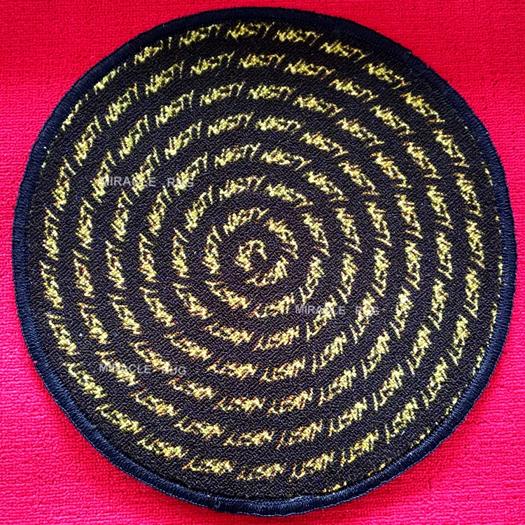 Modern Gaming Circle Dvd Carpet Custom 3D Round cd Game Mat Machine Made Printed Disc Rug Dropshipping