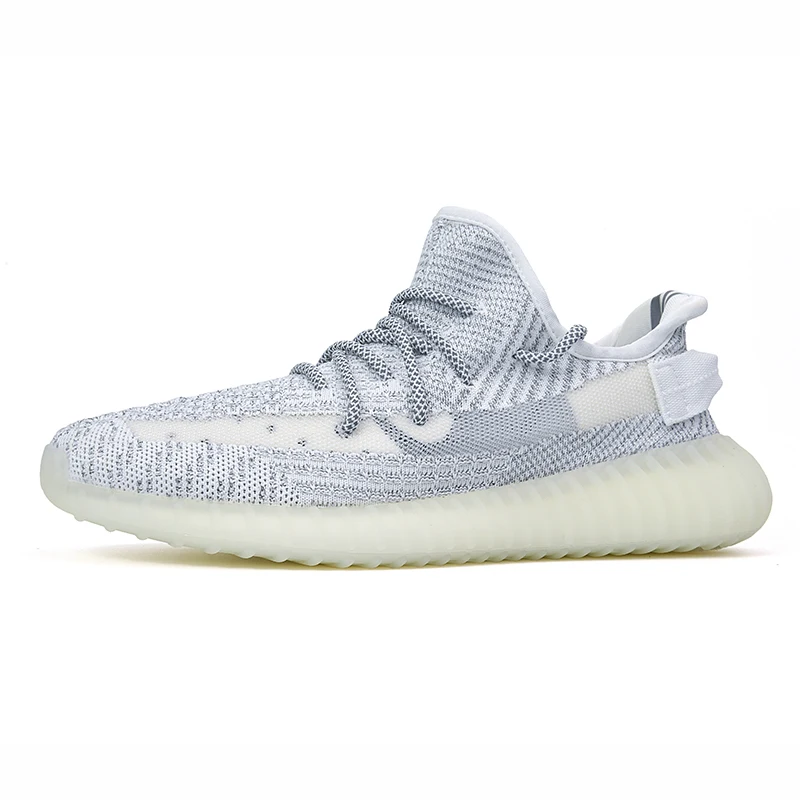 

Putian High Quality Men Running Shoes Fashion Men Sneakers Yezi 350 V2 Couple Sports Shoes Reflective, White;black;ice blue;black angel;sea salt;grey orange