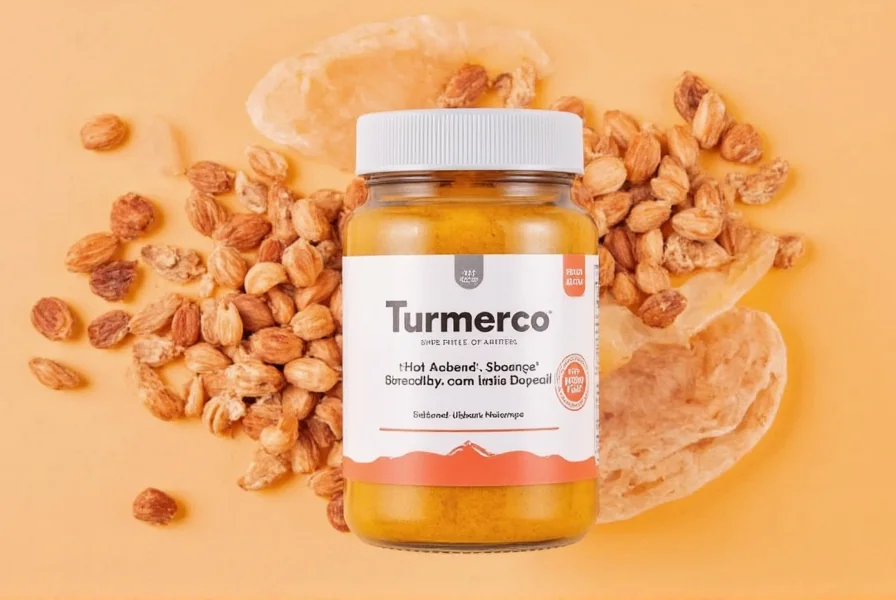 Fresh turmeric root compared to ground turmeric powder