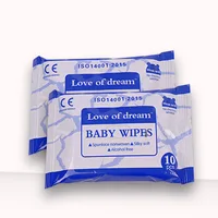 

10pcs Baby Wipes Display Box Nonwoven Wet Wipe Body Wipes