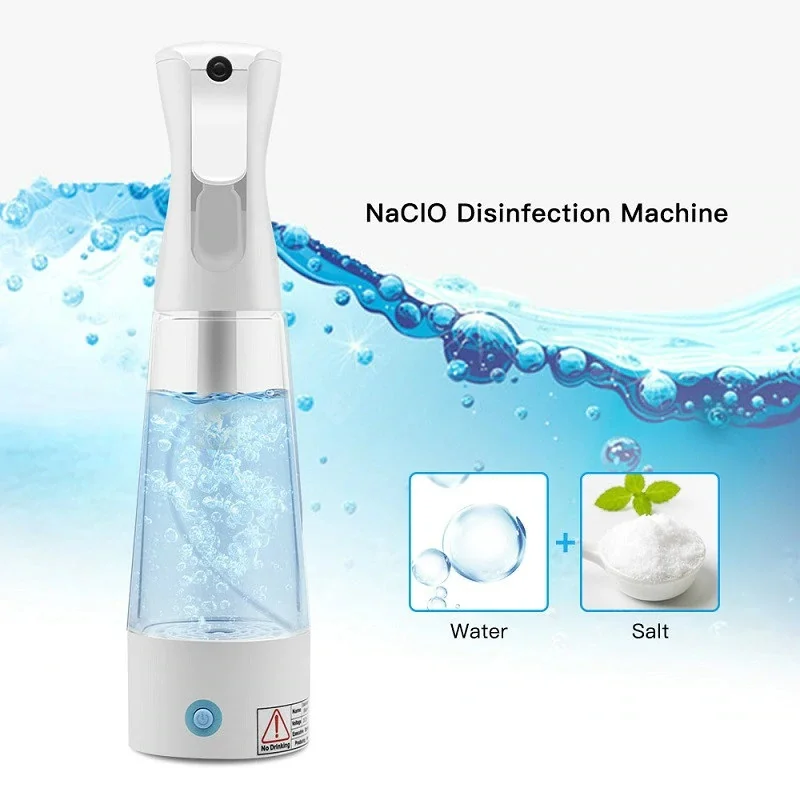 

Portable Sodium Hypochlorite Bleach Disinfectants Generator Spray for Home & Travel Disinfectants maker