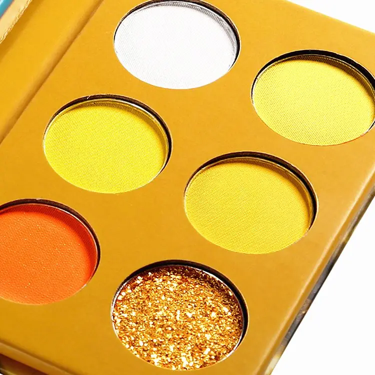 

personalized oem custom logo folding eyeshadow palette 24 colors organic vegan shimmer pigmented glitter makeup eyeshadows