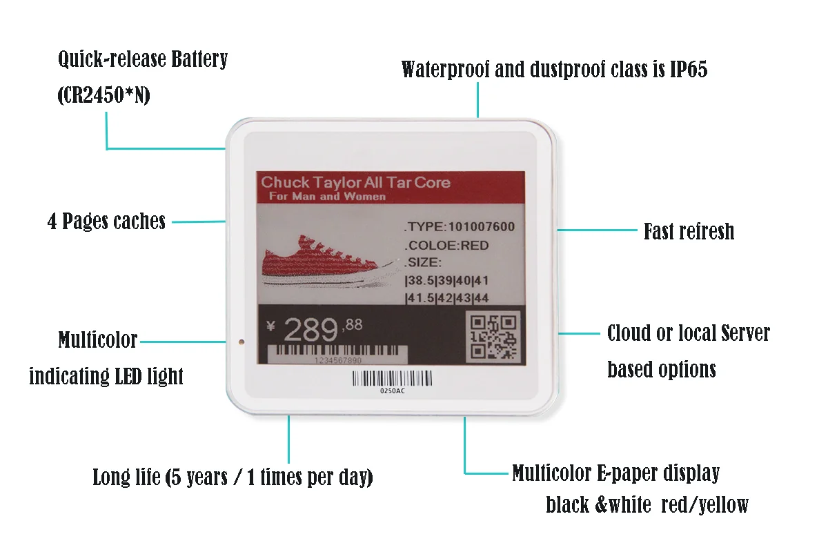 shelf label price tag