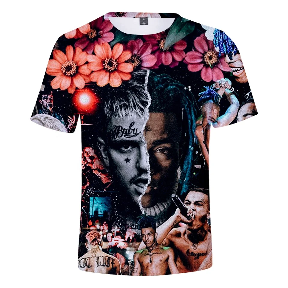 

2021 new design hot tesm XXXTentacion t shirt wholesale printed XXXTentacion t shirt factory from China 3d t shirt