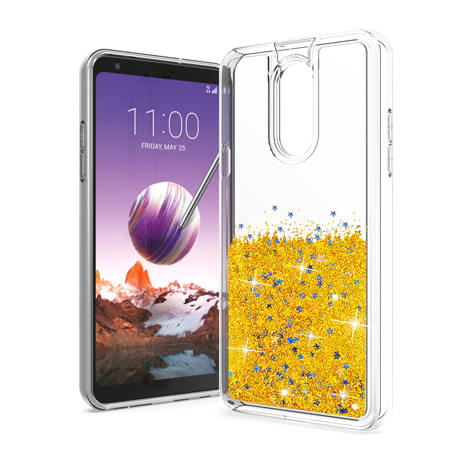 Luxury glitter phone case shockproof Girly quicksand phone case for LG stylus 5 for moto