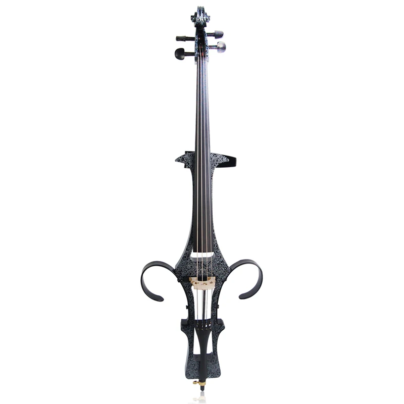 
Kinglos top quality Shadow pick up 4/4 electric cello instrument price with tummy rest, knee rests 