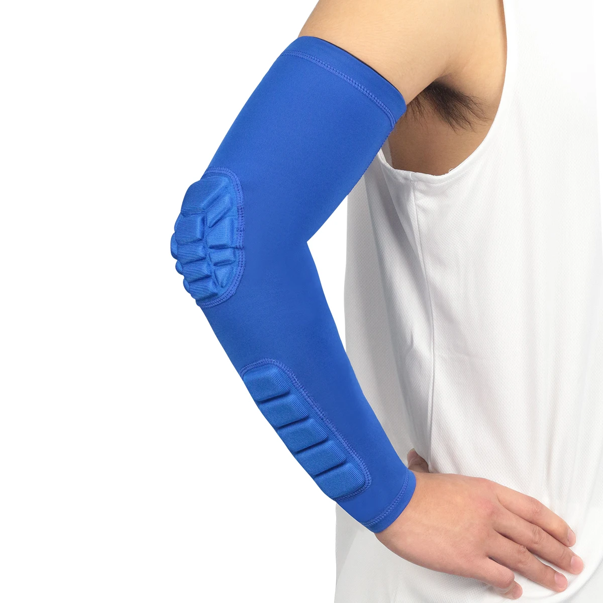 Miaomiaogo 1pc Sponge Crashproof Armguards Elbow Pad Elbow Care Knee Protector For Basketball Soccer Outdooor Sports 