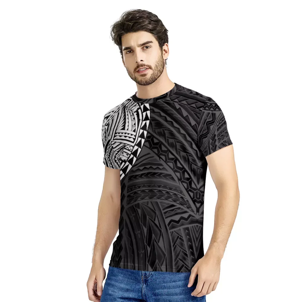 

Customized Samoan Print Polynesian Samoa style Mens' Short T-Shirt Custom Mens Oversize Casual Mens' Short T-Shirt boy tops, Customized colors