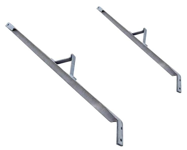 Channel Galvanized Steel Electric Pole Cross Arms For Overhead Power ...