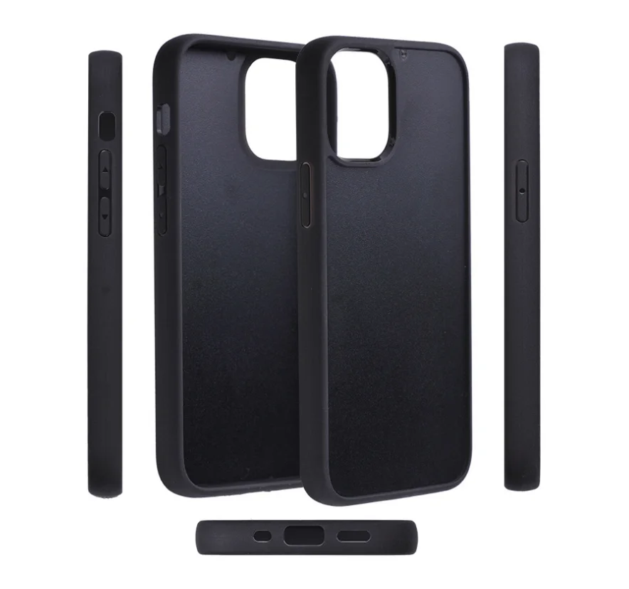 

Sunny High Quality Adhesive Mobile Phone Case Black P9 Matt TPU Texture PC Outside 1.0mm Groove Depth Hard Phone Cover
