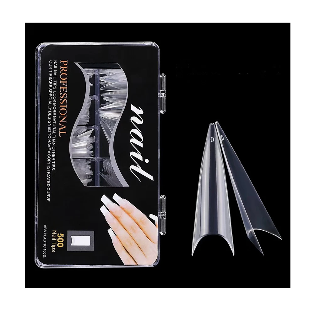 

2020 Hot Selling False Nail Tips Professional Artificial Nails Set, Natural/clear