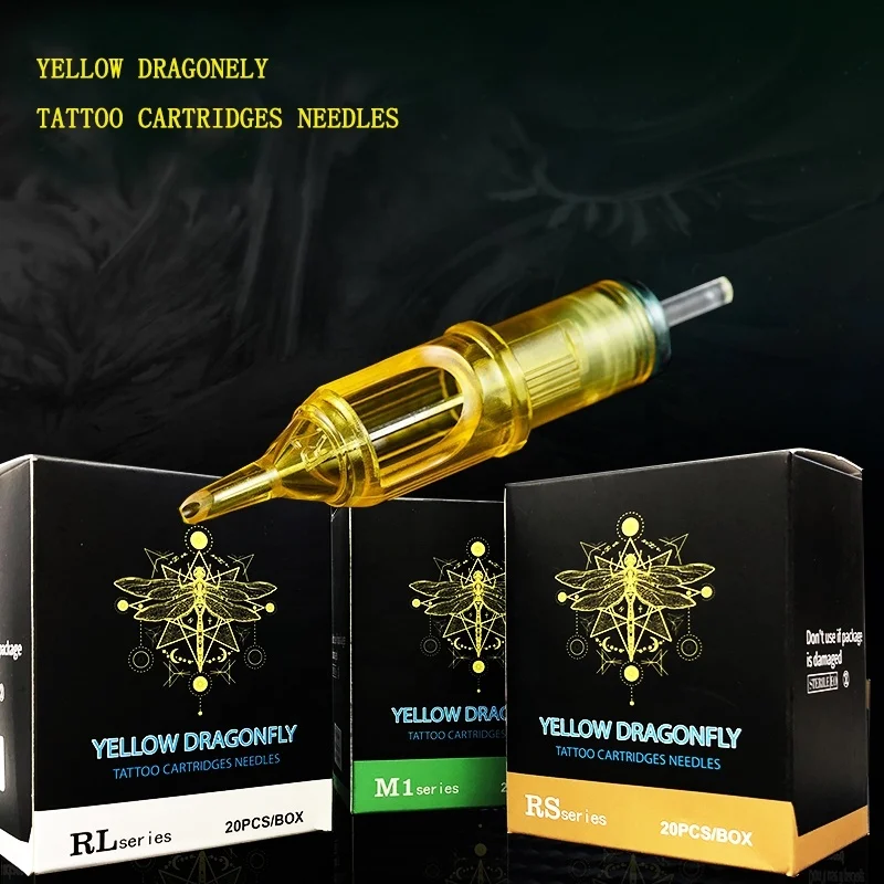 

BL Yellow Dragonfly Permanent Makeup Cartridge Needle