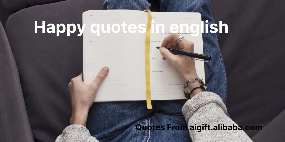 happy quotes in english