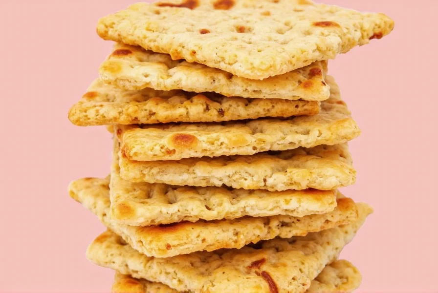 Lineup of different brands of rosemary crackers on a counter
