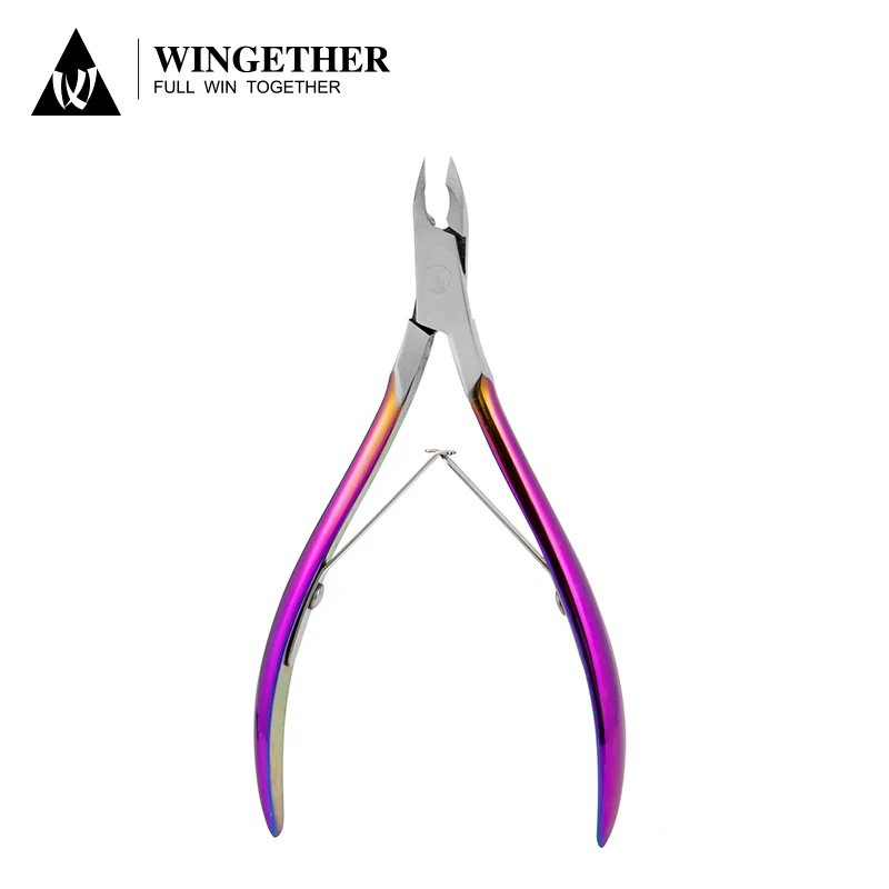 

In Stock Forging Stainless Steel Quarter Half Full Jaw Holographic Plating Opove Cuticle Manicure Cutters Cuticle Cutter