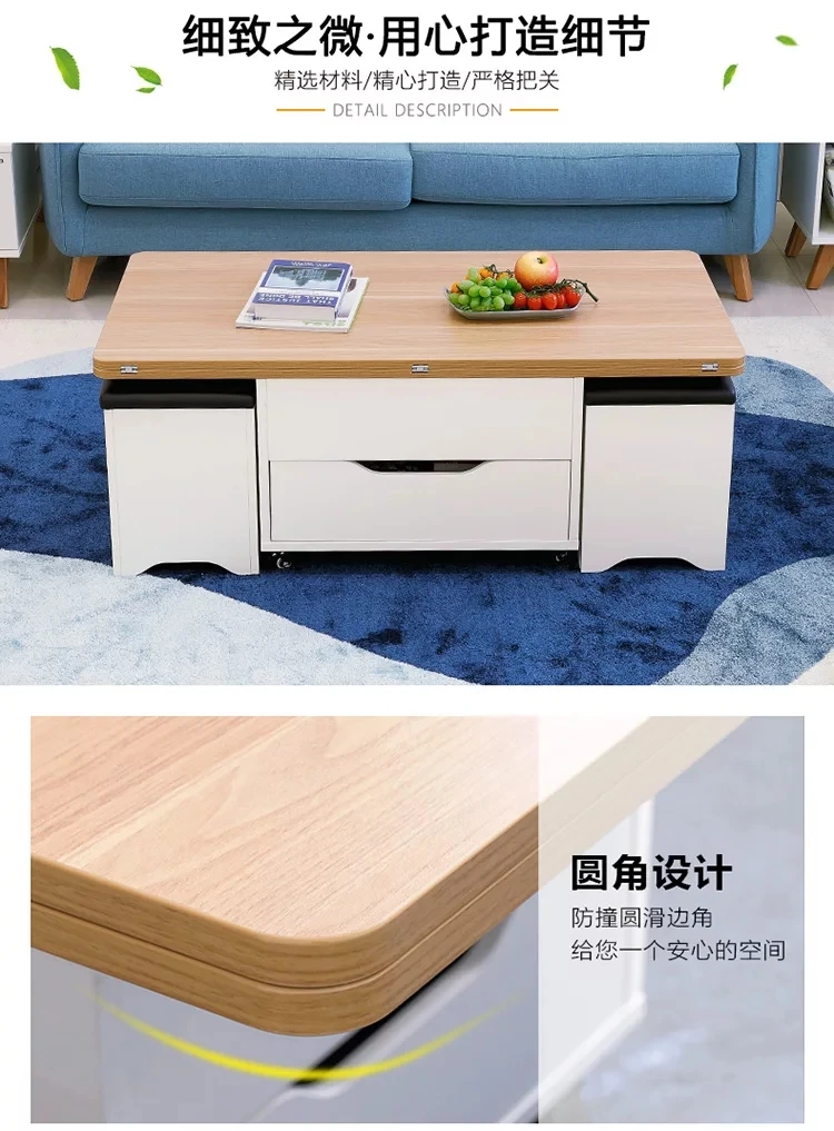 Gcon company new products Multi-purpose coffee table for dining table use