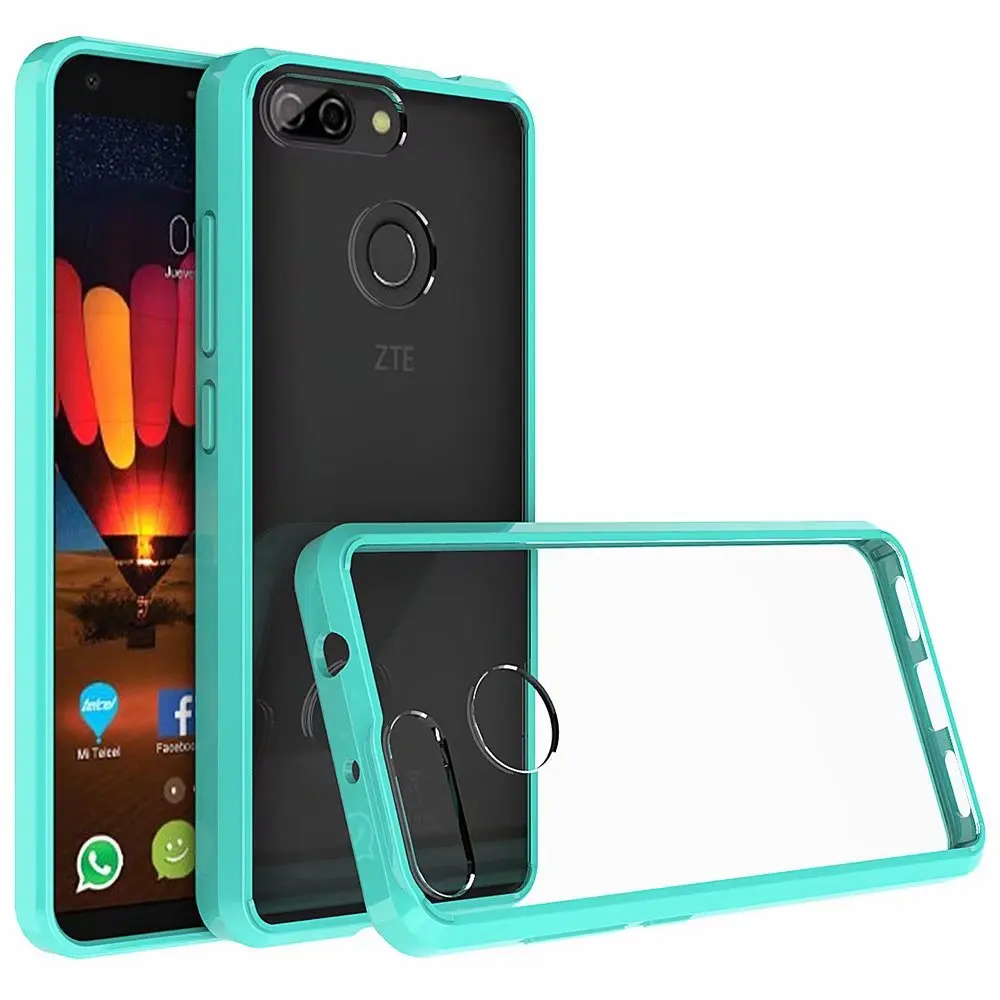 

For ZTE Blade V9 Vita Case Crystal Clear Soft TPU Shockproof Cover, As pictures