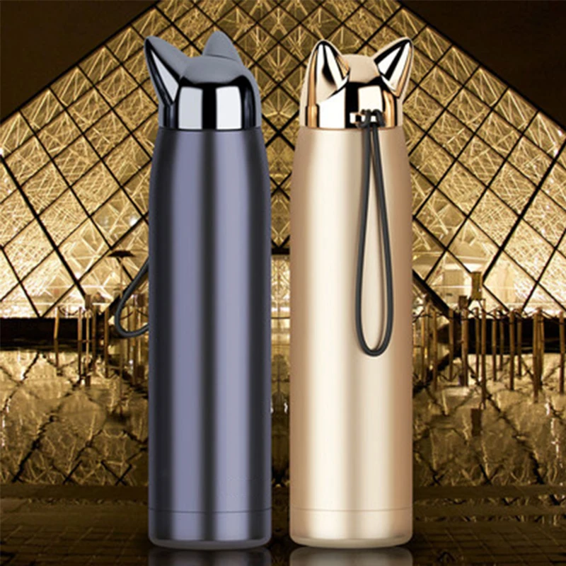 

HOT Premium Travel Coffee Stainless Steel Thermos Tumbler Cups Vacuum Flask thermo Water Bottle Tea Mug Thermocup Fashion