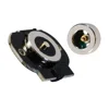 Panel mount 2 pogo pin magnetic connector round for power charging