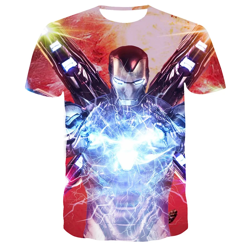 

hero Man T-shirt Cosplay Superhero Endgame hero Man Costume 3D T Shirts Sport Tees Clothing Printed T Shirt