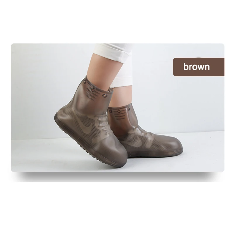 

High Quality Shoe Covers for Kids Women Men Reusable Silicone Waterproof Foldable Anti-slip Cycling Outdoor Shoes Cover