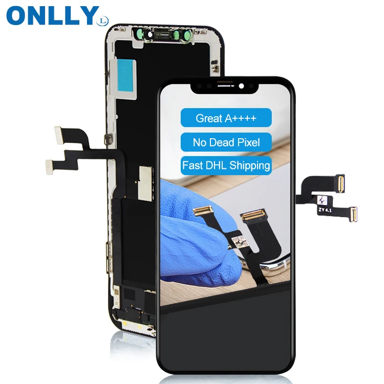 

mobile phone lcds for iphone x xs xr xsmax,touch screen replacement for iphone x xs xr xsmax lcd original,display assembly, Black