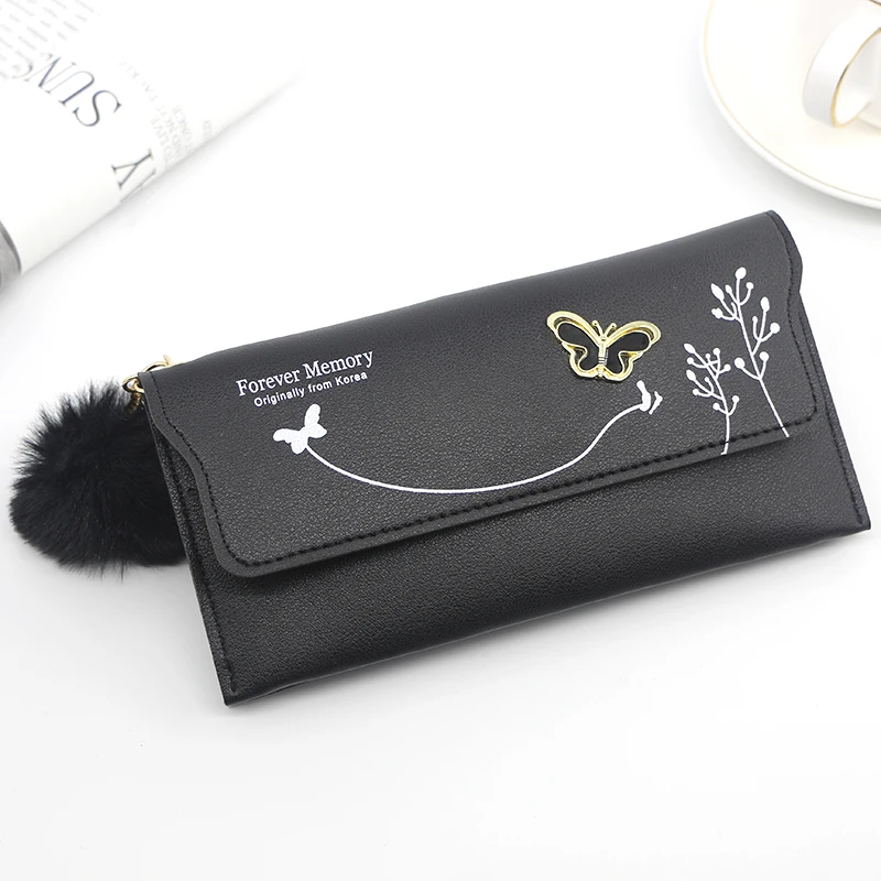 

cheap ladies purse latest design hasp wallet women long pu leather wallets