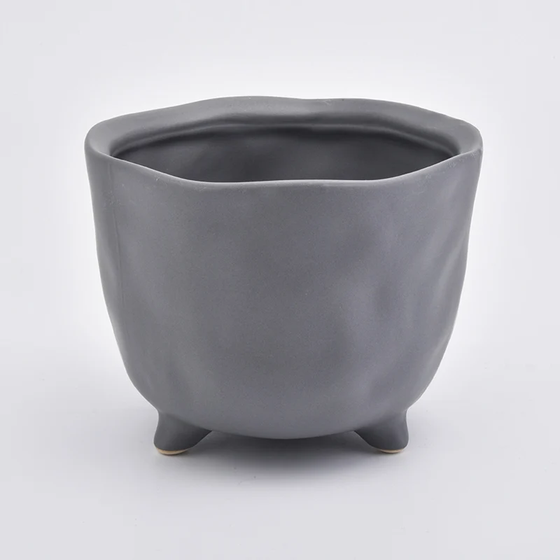 Custom Color Ceramic Candle Bowl For Home Decoraton