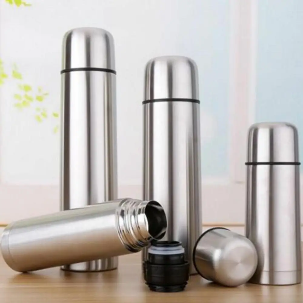 

1000ml Vacuum Cup Flask 18 8 Stainless Steel Double Layers Termos Vacuum Flask With Lid, Customizable