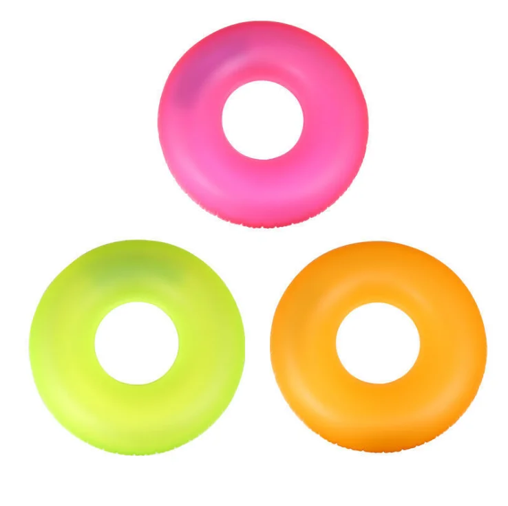 

Intex 59262 Summer Swimming Pool Neon Frost Tubes ring adult, Yellow,pink,orange