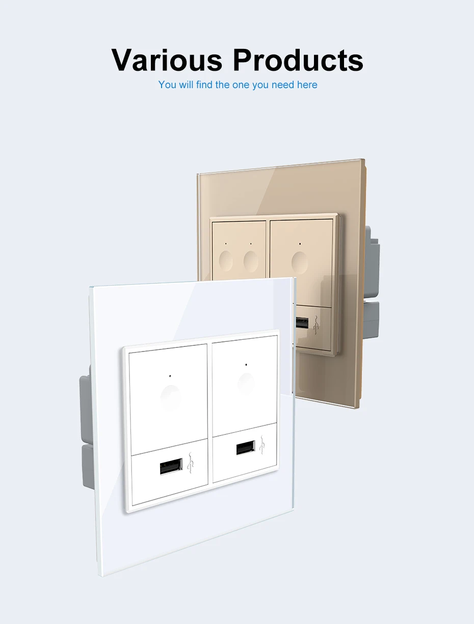 Livolo google smart home wifi switch wall usb socket,light smart switch
