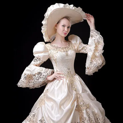 

1pc custom made European-style Court Clothes Antoinette Ball Dresses 18th Century Renaissance Historical victorian Dress