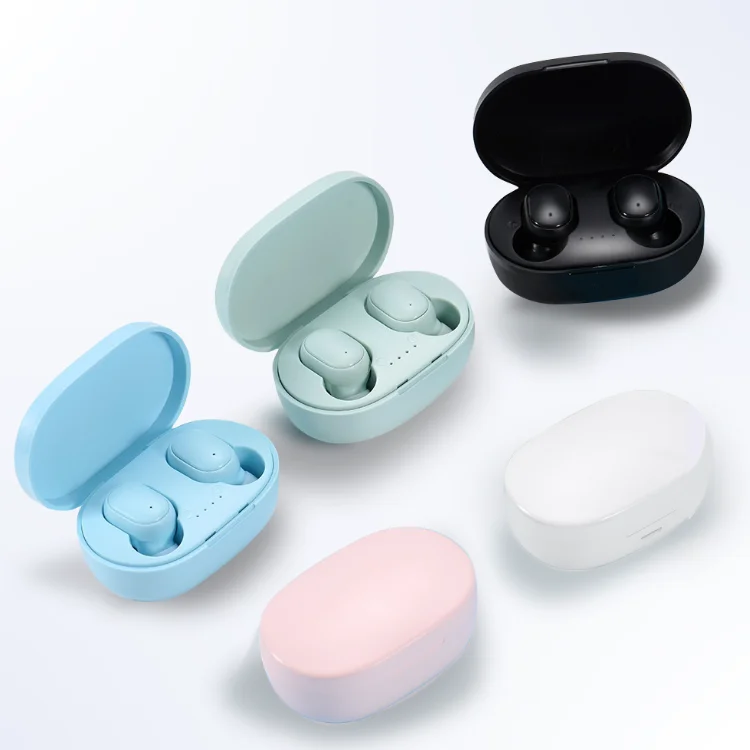 

Cheap TWS Bass Headset Wireless Headphone Earphones Sports Mini Stereo in-Ear A6S Earbuds with Charging Box
