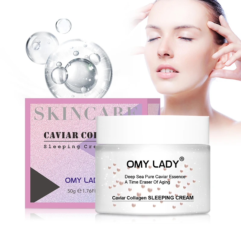 

Private label skin care omy lady vitamin e whitening face night cream to improve skin radiance