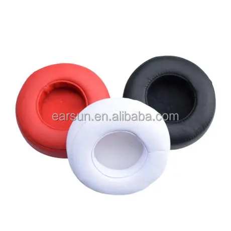 

Free Shipping Replacement Ear Pads/Cushions/Covers Repair Parts for Monster by Dr.Dre PRO/DETOX Headphones, Black red white