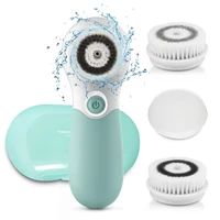 

with 3 Exfoliating Brush Heads 360 Rotary Facial Cleansing Brush