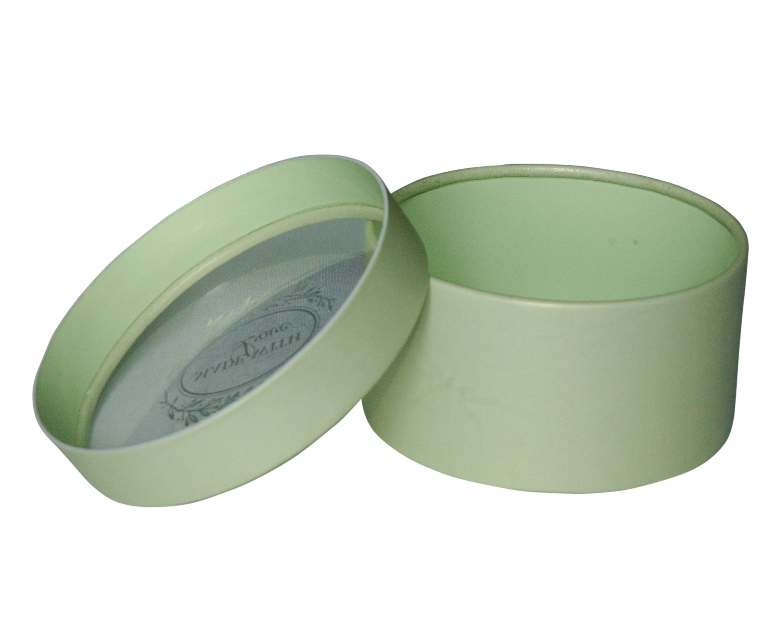 定制logo高端圆管圆筒管包装盒与pvc窗口巧克力