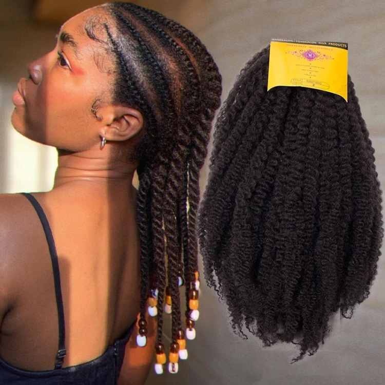 

Synthetic Crochet Braid Afro darling hair Kinky Twist Hair Crochet Marley Braiding Hair For Twist Extensions