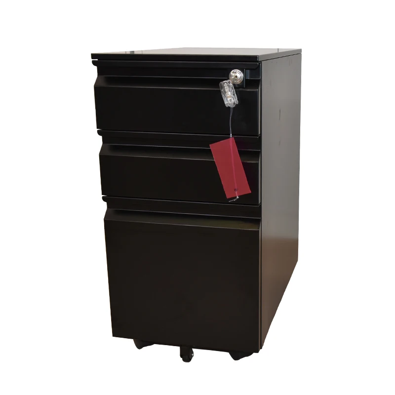 

3 drawer mobile pedestal cabinet mobile pedestal steel file cabinet 3 drawer metal mobile filing cabinet, Ral