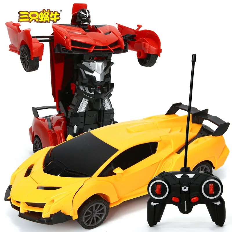
1:16 LED rc Deformation Robot remote control car Transformation robot car toys for child 