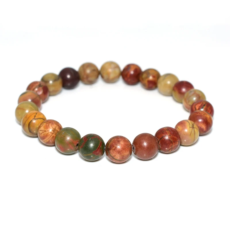 

Trade Insurance  High Grade Natural Picasso Jasper Bracelet