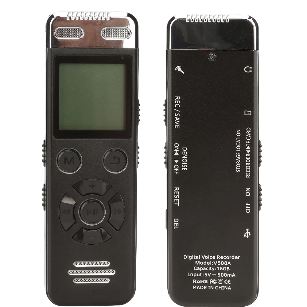 

Aomago TF Memory Card Supported Loseless 1536kpbs PCM Recording Quality Audio Recorder for Students