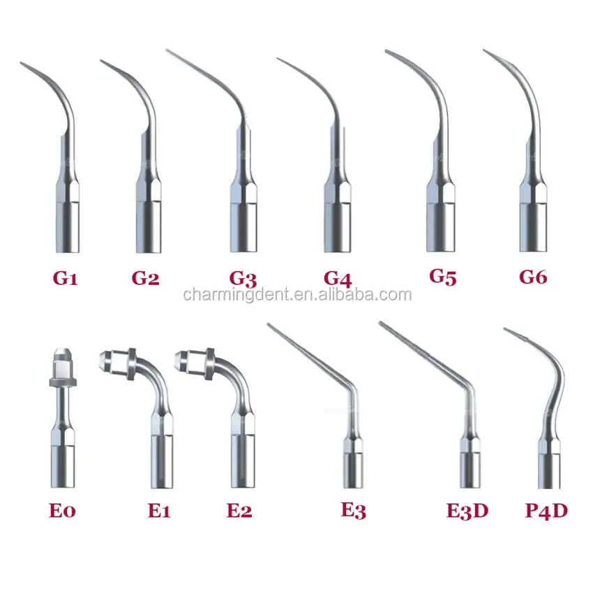 Dental Piezo Ultrasonic Scaler Tips P1 / Ems Woodpecker Ultrasonic Scaler Insert For