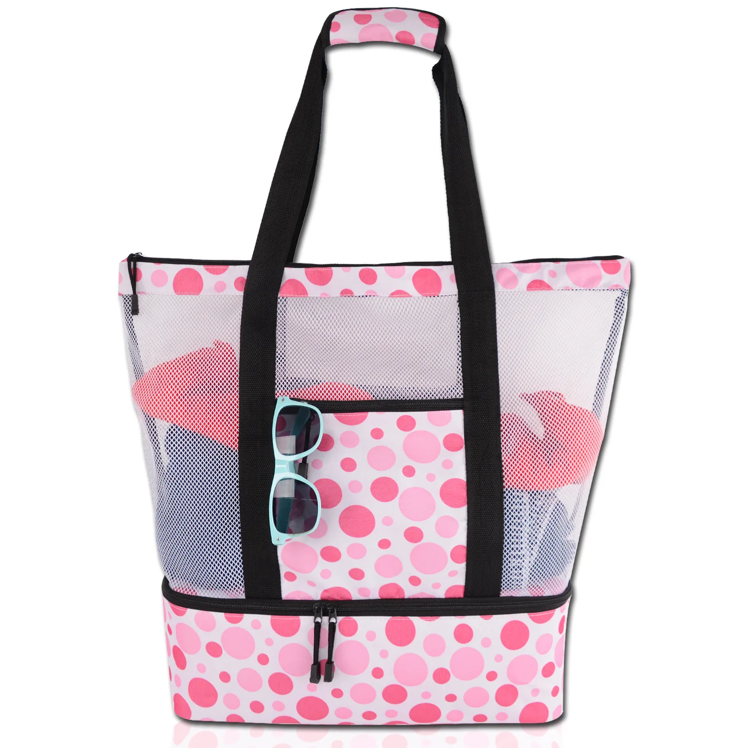 

Popular Duffel Lunch Insulated Mesh Summer Cooler Beach Bag With Insulated In Stock, Reference the picture