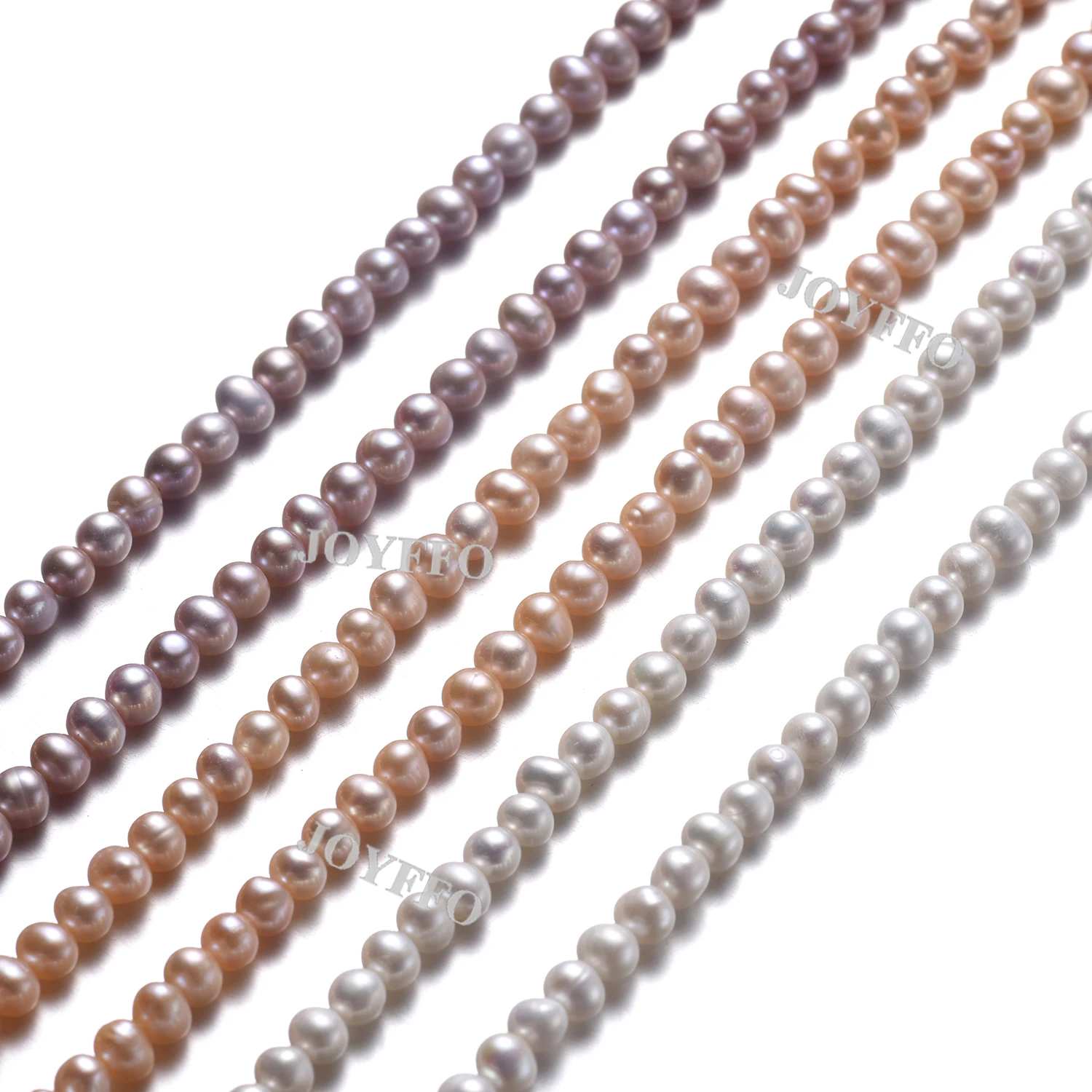 

5mm 6mm Colorful Round Pearls Beads Jewelry Making Bracelets White Natural Freshwater Loose Pearls For Jewelry Findings