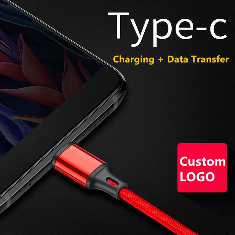 2019 NEW Fast Charging USB Type C Cable, USB C Cable 10FT 6FT 3FT Nylon Braided Power Cable for Samsung Galaxy S9 Note 8