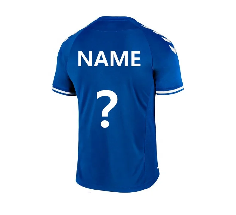 

Fans version blue soccer shirt 2020 2021 top quality James Evertones football jersey