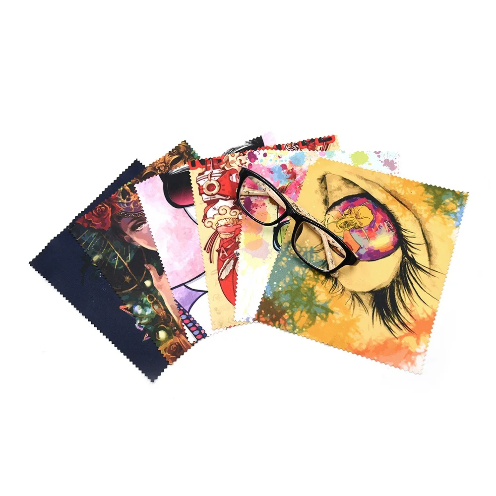 

East sunshine digital printing microfiber glasses lens cleaning cloth eyeglasses clean cloth sunglasses wipes